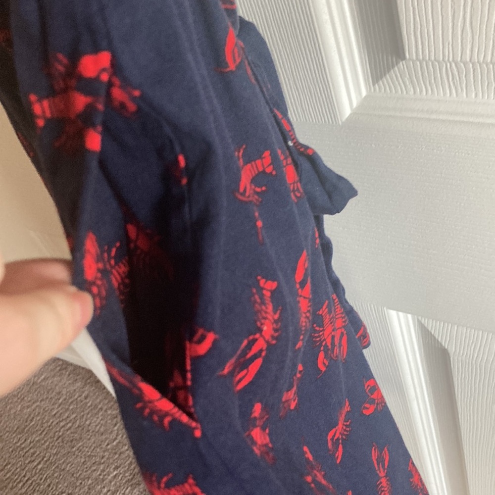 Modcloth Navy and Red Lobster Print Dress - Picture 4 of 5
